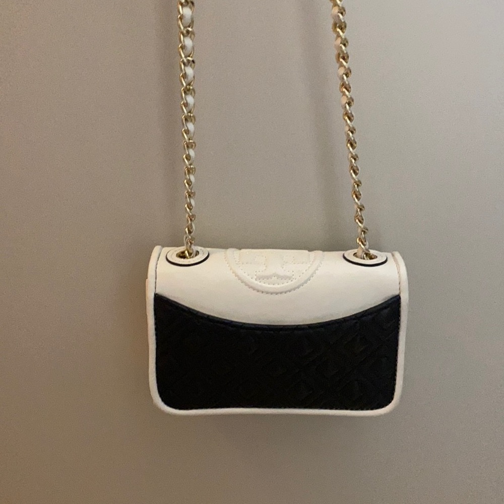 Never Used quilted Tory Burch cross body bag